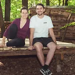 Modernes Tinyhouse Trailer Am Waldrand - Mit Seezugang エーギング