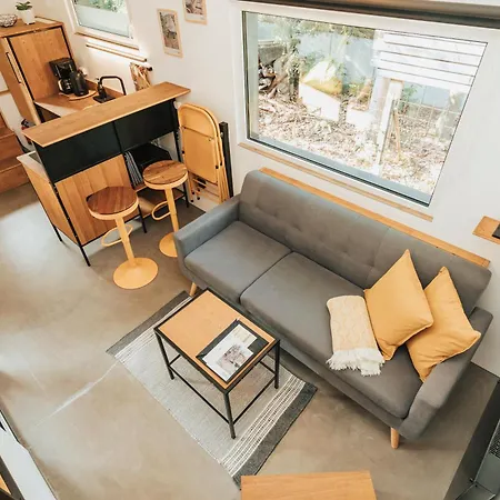別荘 Modernes Tinyhouse Trailer Am Waldrand - Mit Seezugang エーギング