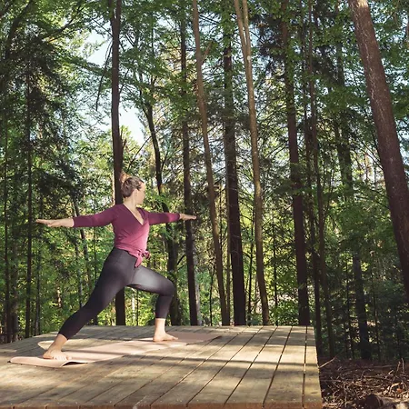 Modernes Tinyhouse Trailer Am Waldrand - Mit Seezugang 펜션 *