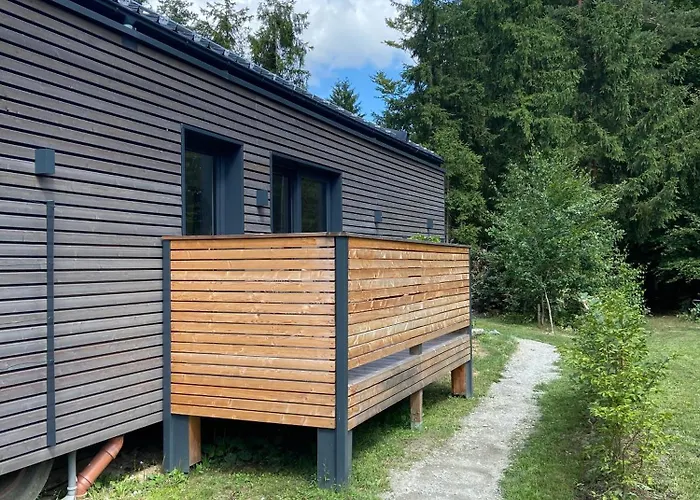 Modernes Tinyhouse Trailer Am Waldrand - Mit Seezugang *